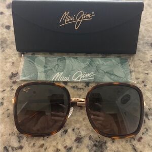 Maui Jim Pua Polarized Brown Square Sunglasses
